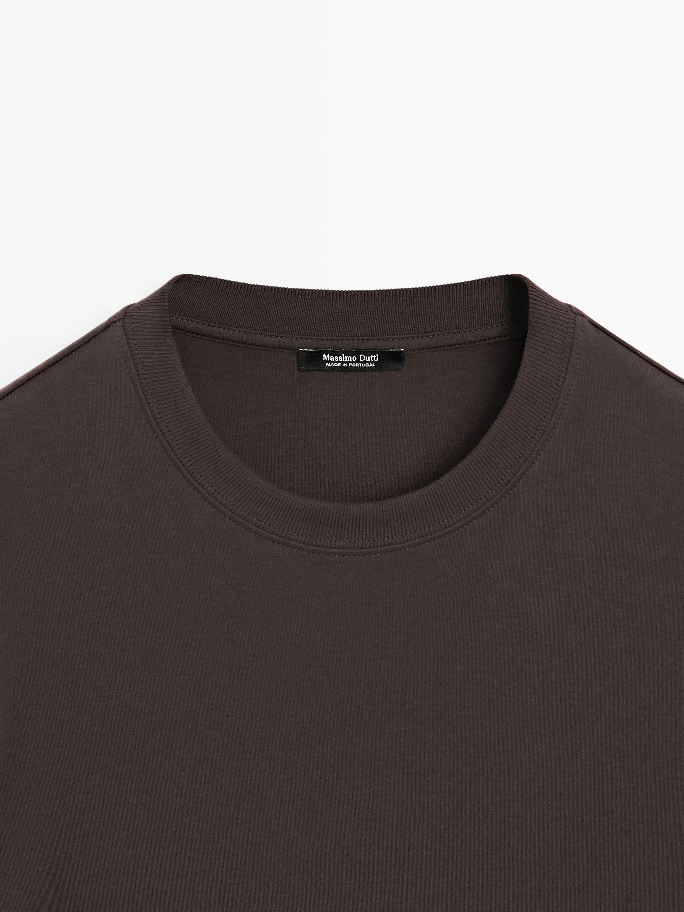 100% cotton interlock crew neck T-shirt